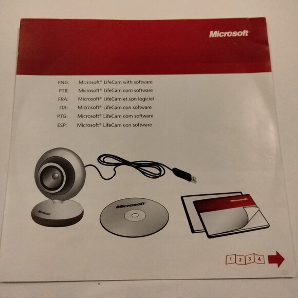 Microsoft LifeCam Software Installation CD Product Guide Information - Picture 6 of 6